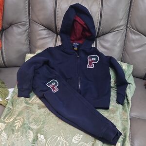 Polo by Ralph Lauren Navy Kids Matching Set